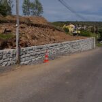 Mur en bloc beton